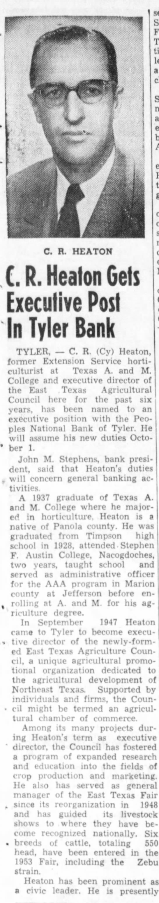 The Eagle-Bryan, TX
September 1, 1953